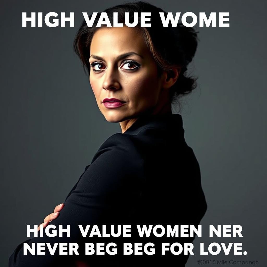 never beg for love